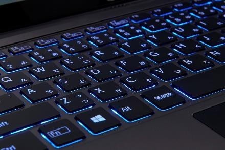 バックライトキーボード