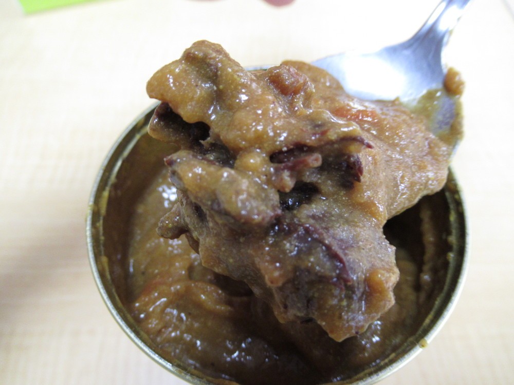 ごろごろサイズのアザラシ肉がたっぷり