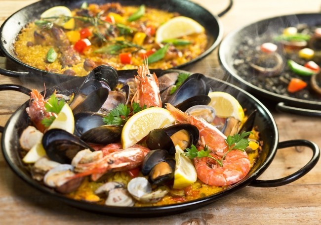 パエリアもおいしそう