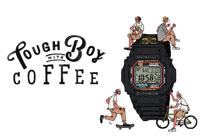 「TOUGH BOY WITH COFFEE」のロゴ