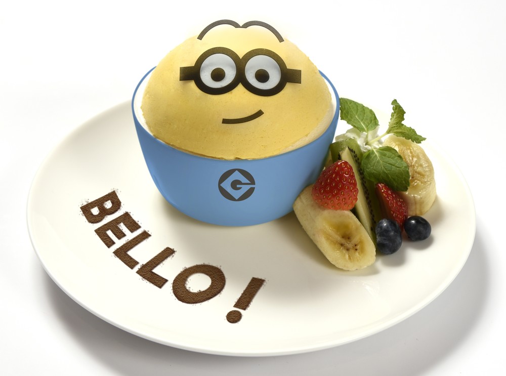 「ミニオンカフェのぷるっとプリン」(C)Universal Studios.