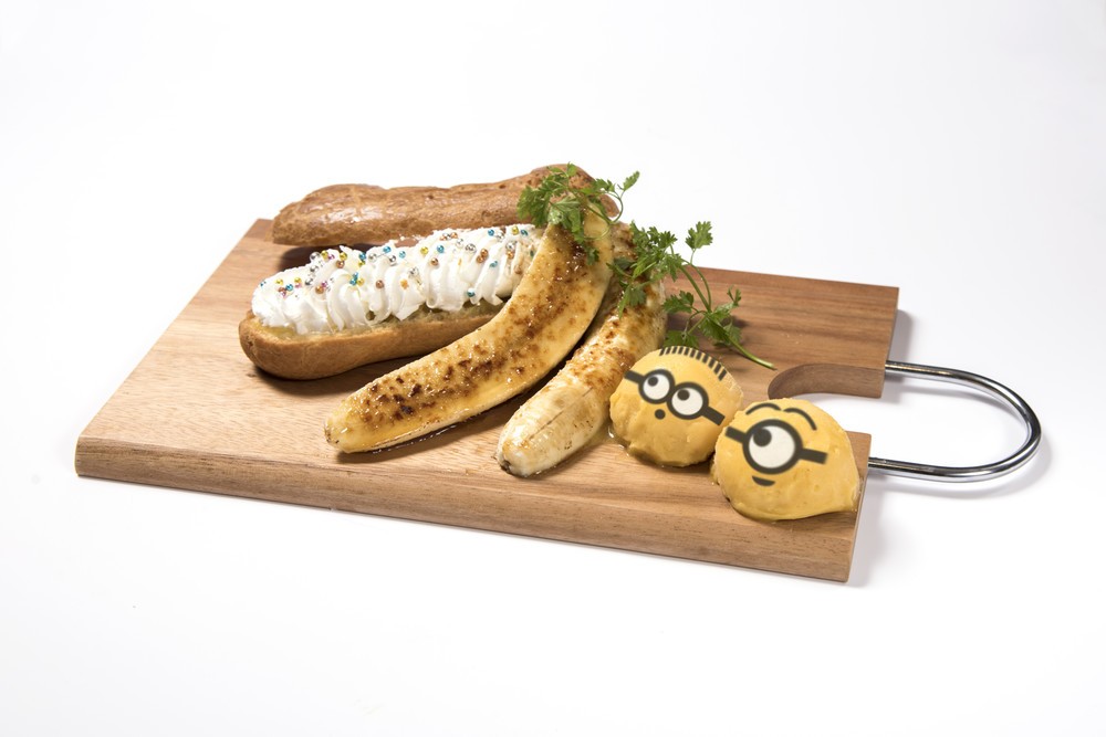 「ミニオンも大好き！カラメル焼きバナナ」(C)Universal Studios.