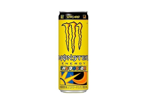「モンスターエナジー」がロッシとコラボ　黄色い「モンスター ロッシ」を夏期限定発売