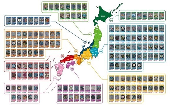 全国に広がるマンホールカード