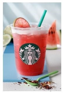 スタバからスイカティー　真夏にぴったりの1杯