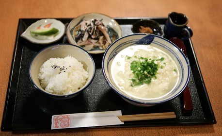 支配人おすすめの「ゆしどうふセット」