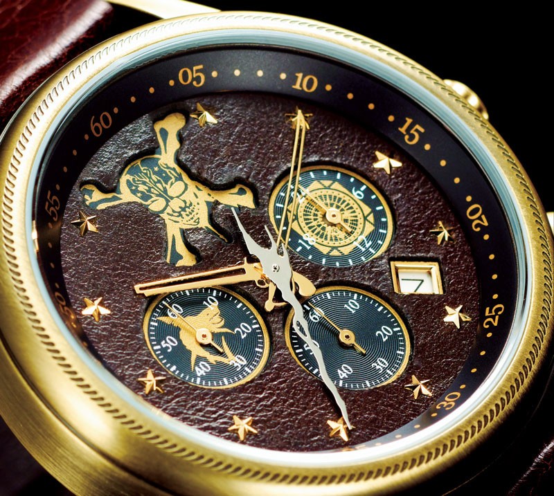 文字盤に作品の魅力がつまっている