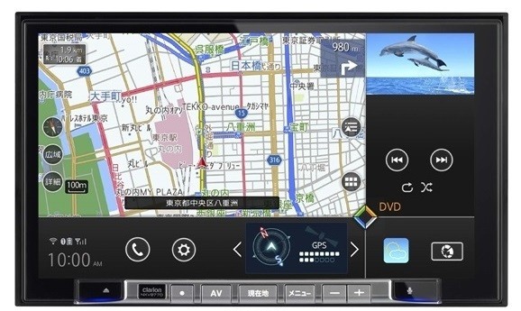 異なる4つの情報を一画面に　新機能を搭載した9型AVナビゲーション