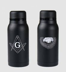 グッズショップで発売される「ステンレスボトル」（税抜4000円）／プレスリリースより
