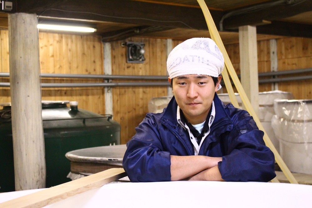 「旭鶴」の田中淳平氏