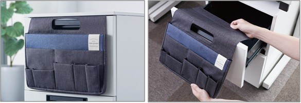 磁石で固定できる「デスクポケット」発売　小物をまとめてデスクすっきり