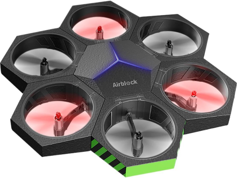 自作プログラムで動かせる！　知育ドローン「Airblock」、ソフトバンク C&Sから発売