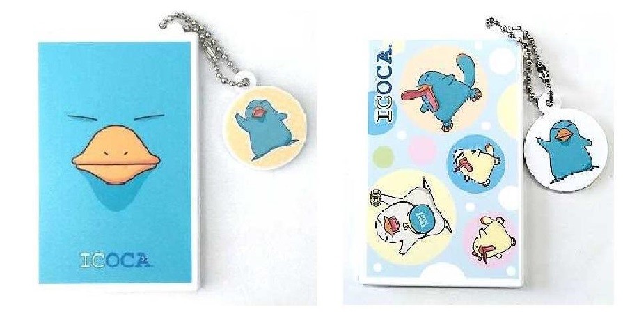 カモノハシのイコちゃんクリスタルのペーパーウェイトに！
