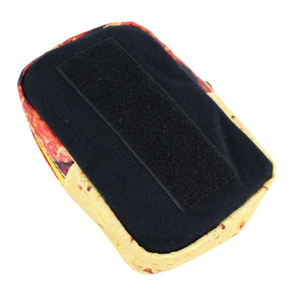 リュックの背中部分にはパッドが