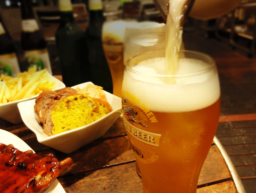 4種のクラフトビールが飲み放題