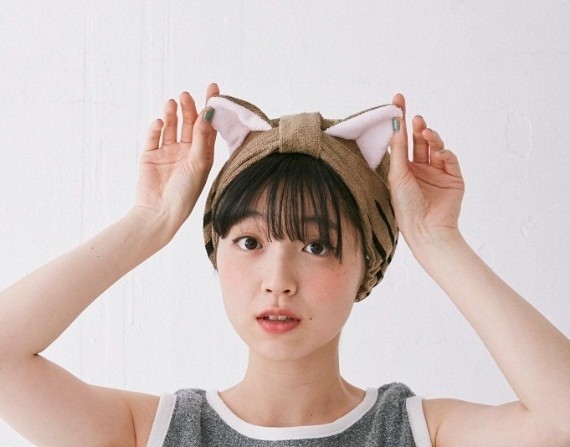 お風呂上りもなりきりにゃんこ！　猫耳ヘアターバンで決まりだニャー