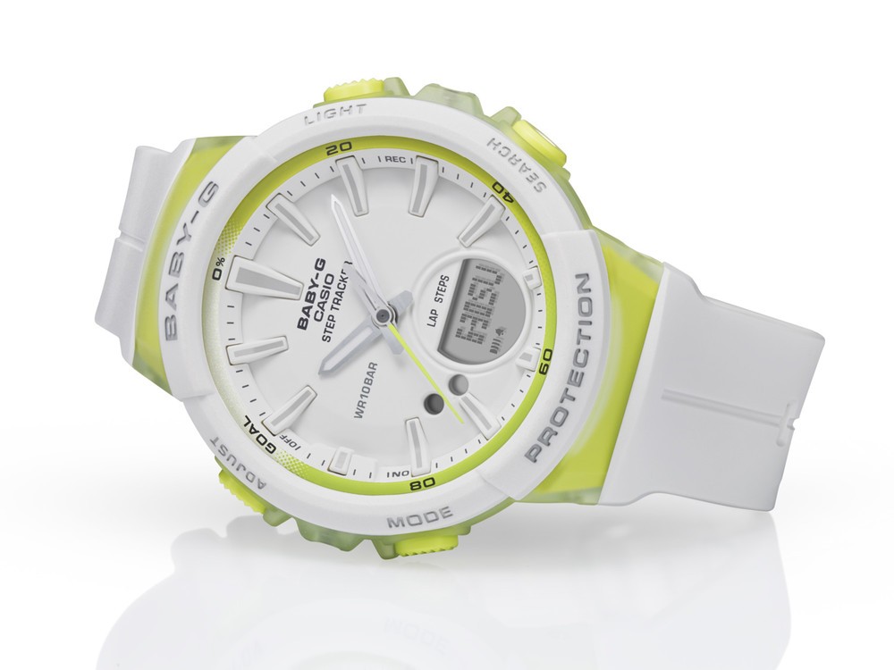 BGS-100-7A2JF（ホワイト×ライムグリーン）