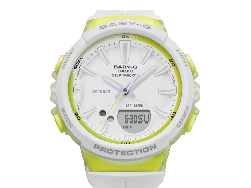 BGS-100-7A2JF（ホワイト×ライムグリーン）