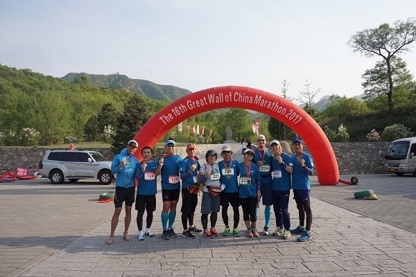 万里の長城マラソンに視覚障がいランナー　日本から2人出場し完走