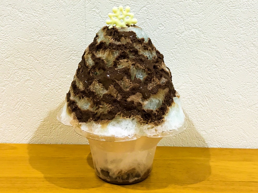 富士山の天然氷のみを使用した「雪菓」のかき氷！