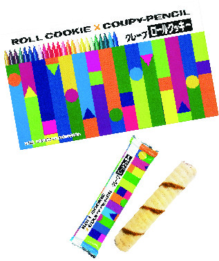 クレープロールクッキー（クーピー柄）