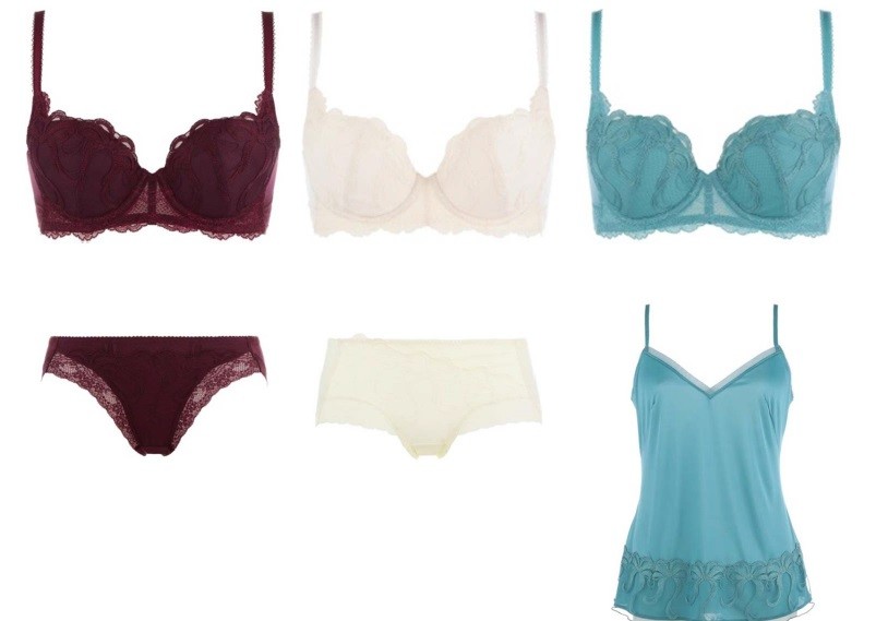 リボンの刺繍が女性らしさを演出！
