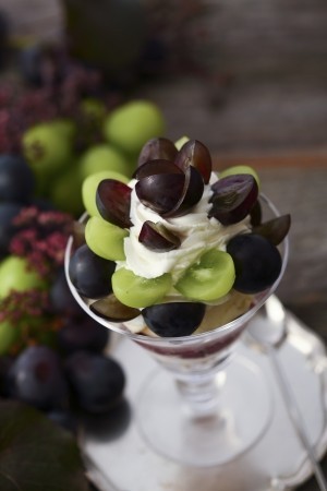 キハチ カフェに秋スイーツ　「3 種のぶどうパフェ」「モンブランパフェ」がおいしそう！