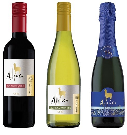 チリワイン「サンタ・ヘレナ・アルパカ」のハーフボトル3種　気軽な飲みきりサイズ