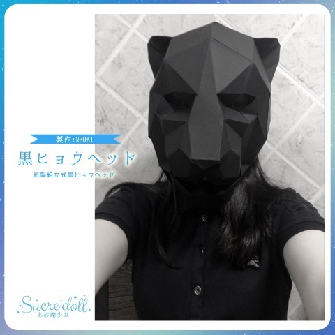 真っ黒な黒ヒョウヘッドキット