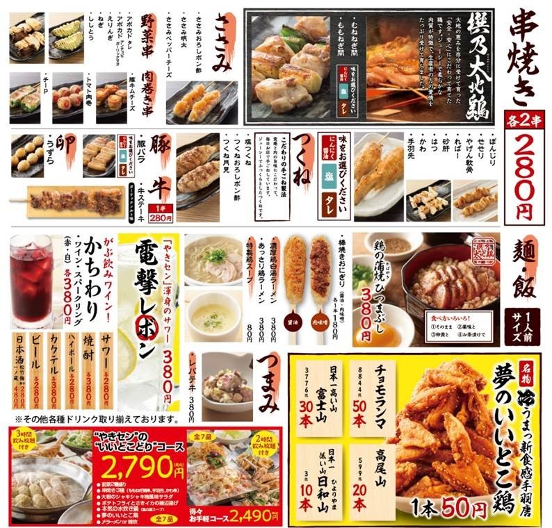 メニューの一部