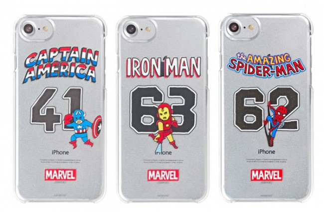 アメコミ「MARVEL」ヒーローが守る！　iPhone兼用ケース