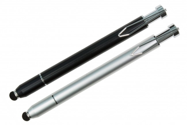 ノック式のペン先収納をシリーズ初搭載　スマホ用スタイラスペン