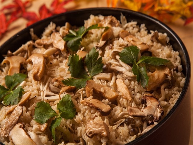「松茸ご飯」