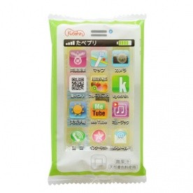 昭和生まれはカルチャーショック？　さくらんぼ餅が「スマホ」風パッケージに