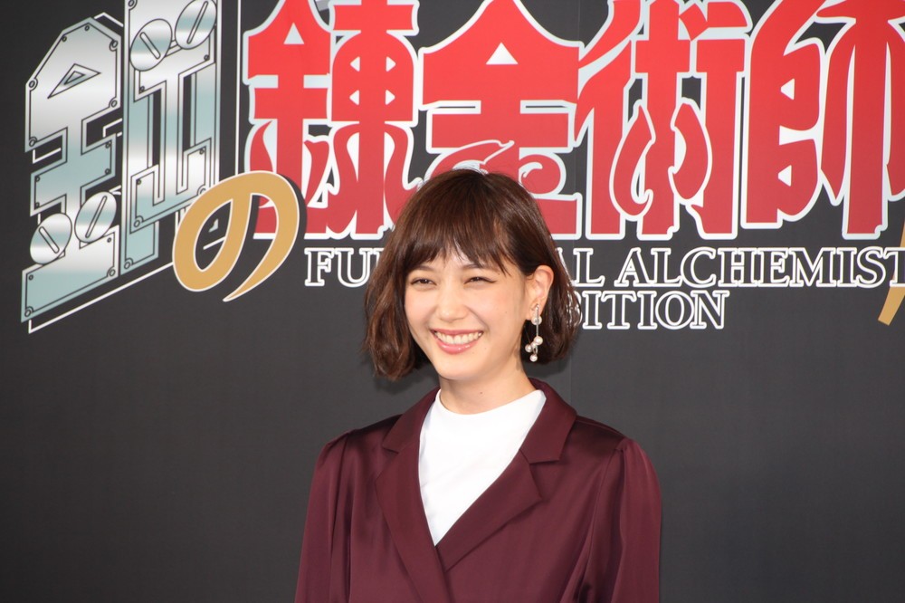 興奮した様子で「鋼の錬金術師」の魅力を語った本田翼さん（2017年9月14日撮影）