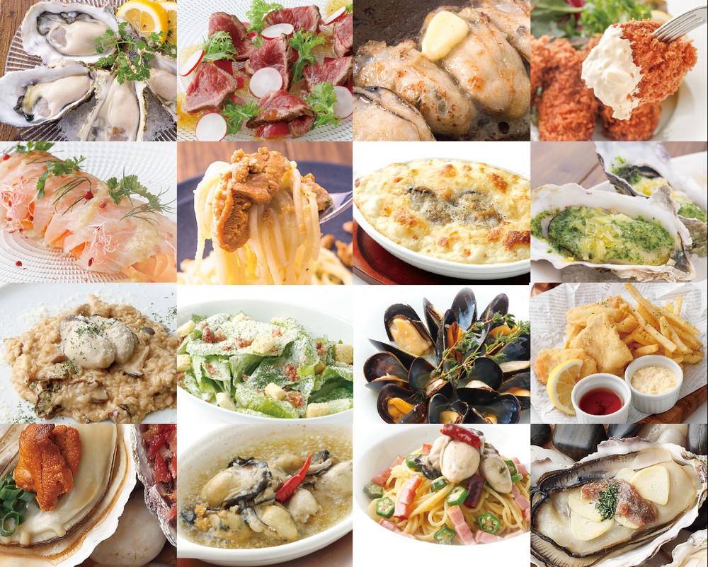 カキ専門店の人気メニューベスト20が食べ放題！　リゾットもアヒージョも生ガキも