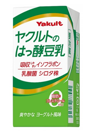 イソフラボンをより吸収しやすくした ヤクルトのはっ酵豆乳 発売 J Cast トレンド