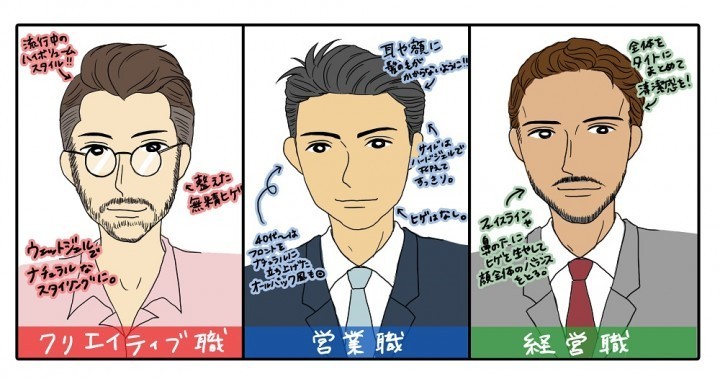 職場のヒゲはあり？なし？　OK・NGラインを職種別で探る