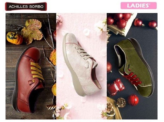 「アキレス・ソルボ」の女性用人気品番「SRL 0910」　月替わりで季節を楽しむ限定カラーでるよ