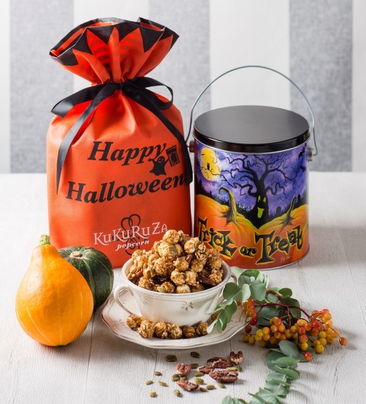 ククルザポップコーンにハロウィン限定フレーバー　ハロウィン缶も激カワ！