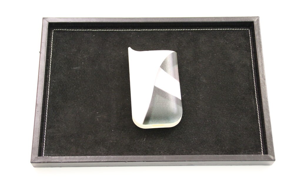 「IQOScan」提案のデザインで、記者もケースを作ってもらった。