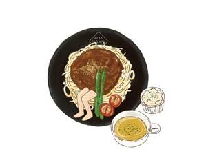 「ふともも写真カフェ公式 ミートソース」