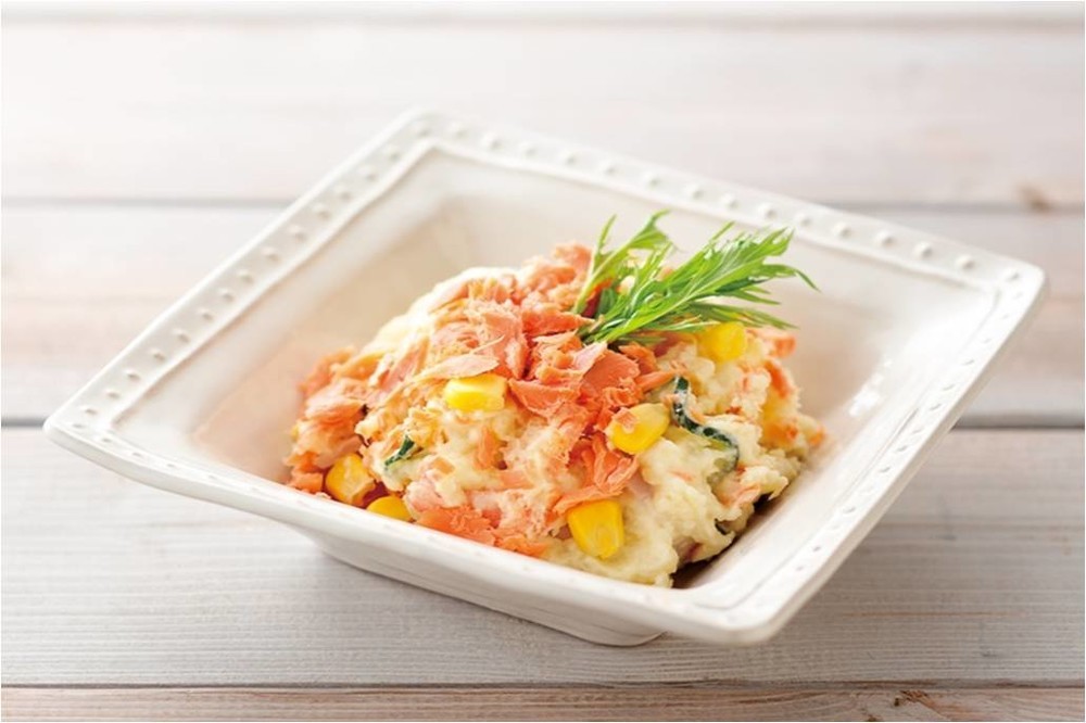 「なまらうまい！鮭を味わうポテトサラダ」