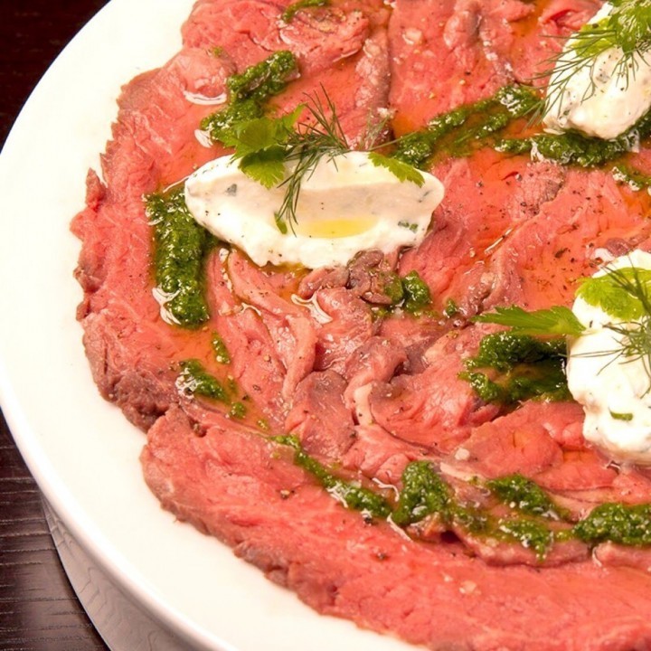 「和牛カルパッチョ」