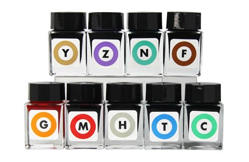 「東京メトロ」のシンボルカラーが「インク」に！　色鮮やかな9路線セット