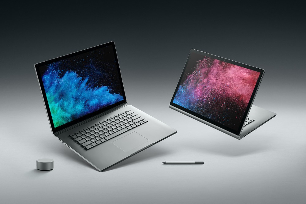 「ラップトップ」や「タブレット」など4つのモードで使える　マイクロソフト「Surface Book 2」