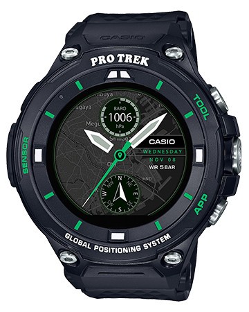 スキーや登山など冬のアクティビティで活躍するリスト端末「PRO TREK Smart」カシオから