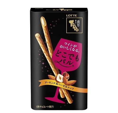 ナッツとシナモンでワインがもっと美味しくなる　「味わい濃厚トッポ」「チョココプレミアム」