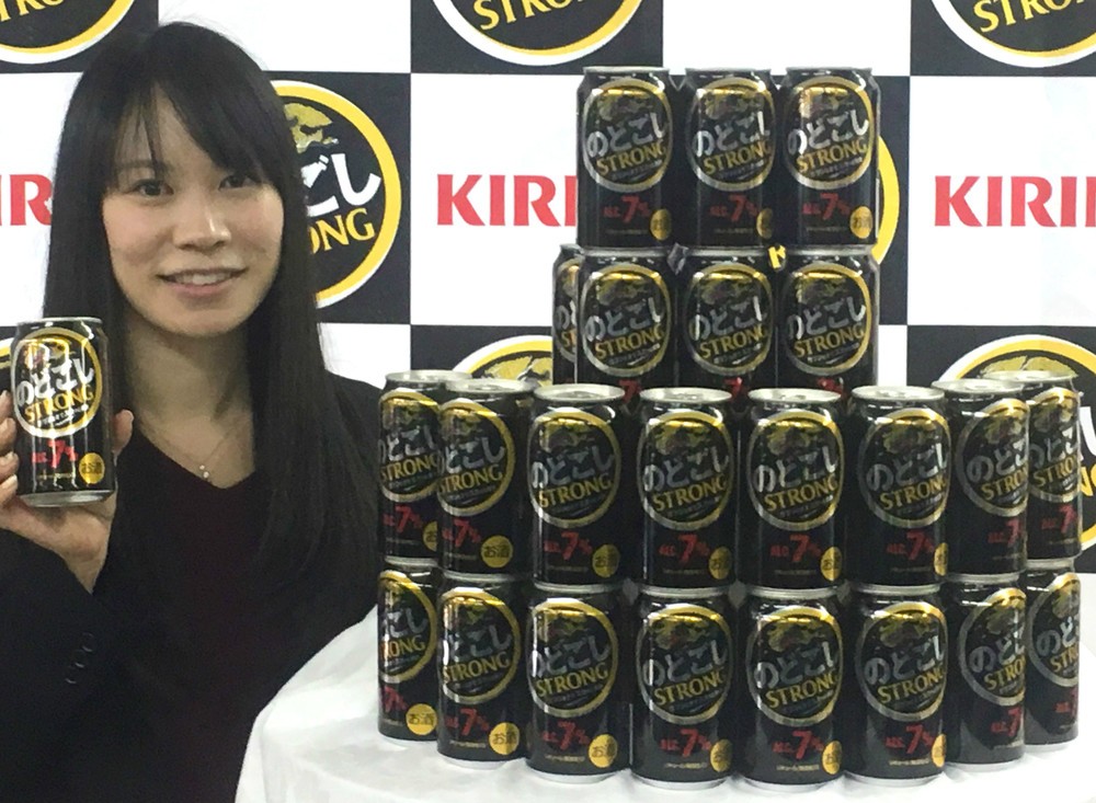 キリン、黒の「のどごし STRONG」発売　7％の高アルコールでストロング領域を開拓