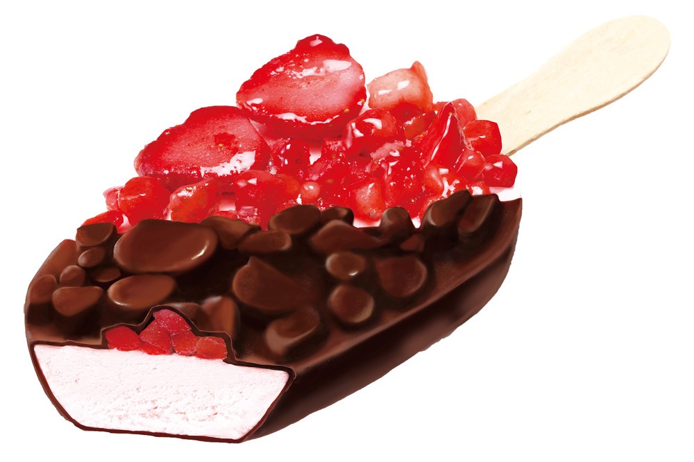 華やか！インスタ映えするイチゴのアイスバー　ミニストップからデビュー